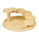 thumbnail image 1 of Tablero De Exhibición De Alimentos De Madera Estante Decorativo Plato De Bocadillos Para Navidad Y Fiesta En El Hogar Redondo, 1 of 5