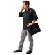 thumbnail image 3 of Bolso Sharo Modern Slim Laptop Satchel Marrón Oscuro, 3 of 3