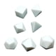 thumbnail image 1 of 7 Dados Blancos Vacíos Para Hacer Dados, Juegos De Rol, Suministros Para Fiestas, 1 of 5