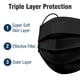 thumbnail image 4 of Mascarilla desechable WECARE de 3 capas, envuelta individualmente, 50 unidades, 4 of 8