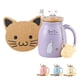 thumbnail image 1 of Taza de café BignoseDeer Cat Kawaii de cerámica con infusor de 380 ml, 1 of 8