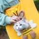 thumbnail image 3 of Bolso de hombro en forma de lienzo de cabeza de muestra en forma de abeja, bolso para mascotas, afloramiento, bolso para mascotas. (Abeja grande), 3 of 3
