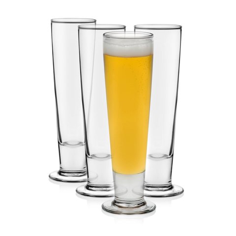 Vasos De Cerveza Libbey 420 Ml Juego De 4 Estilo Pilsner
