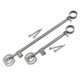 thumbnail image 1 of SatelliteSale - Brazos de soporte universales de 2 polos telescópicos ajustables con tornillos y almohadillas de masilla (corto de 48 cm y largo de 84 cm), 1 of 2