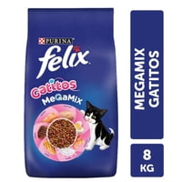 Alimento Seco Para Gato Felix® Megamix Gatitos 8Kg