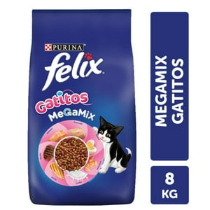Alimento Seco Para Gato Felix® Megamix Gatitos 8Kg