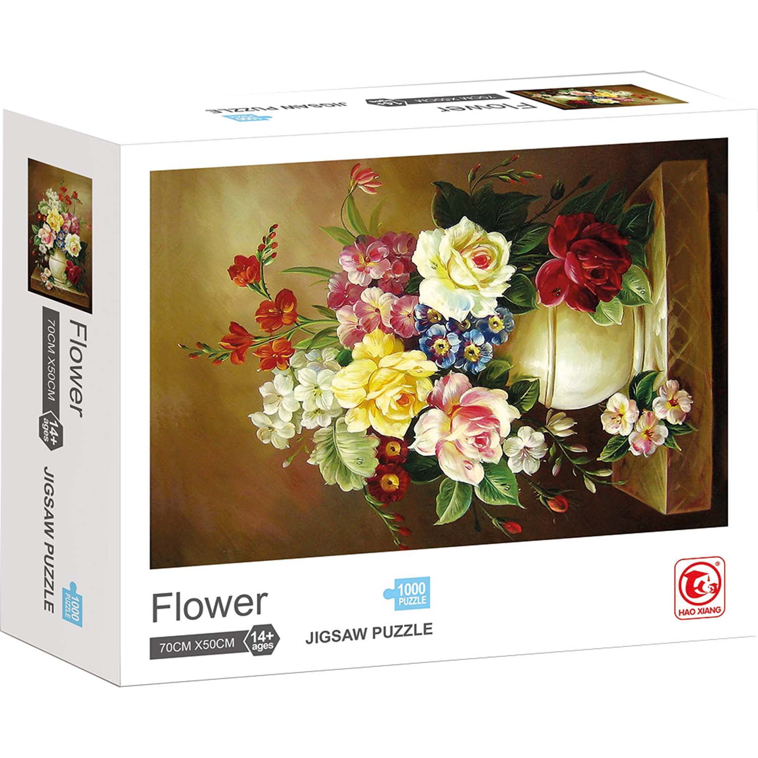 Nobel Gift - Puzzle 1000 Piezas 23x19x6 Cm Flores