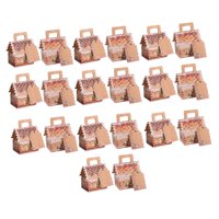 Bothyi - 20X Caja De Embalaje De Dulces Bolsa De Regalo De Dulces Creativa Para Fiesta De Navidad Festival Panadería