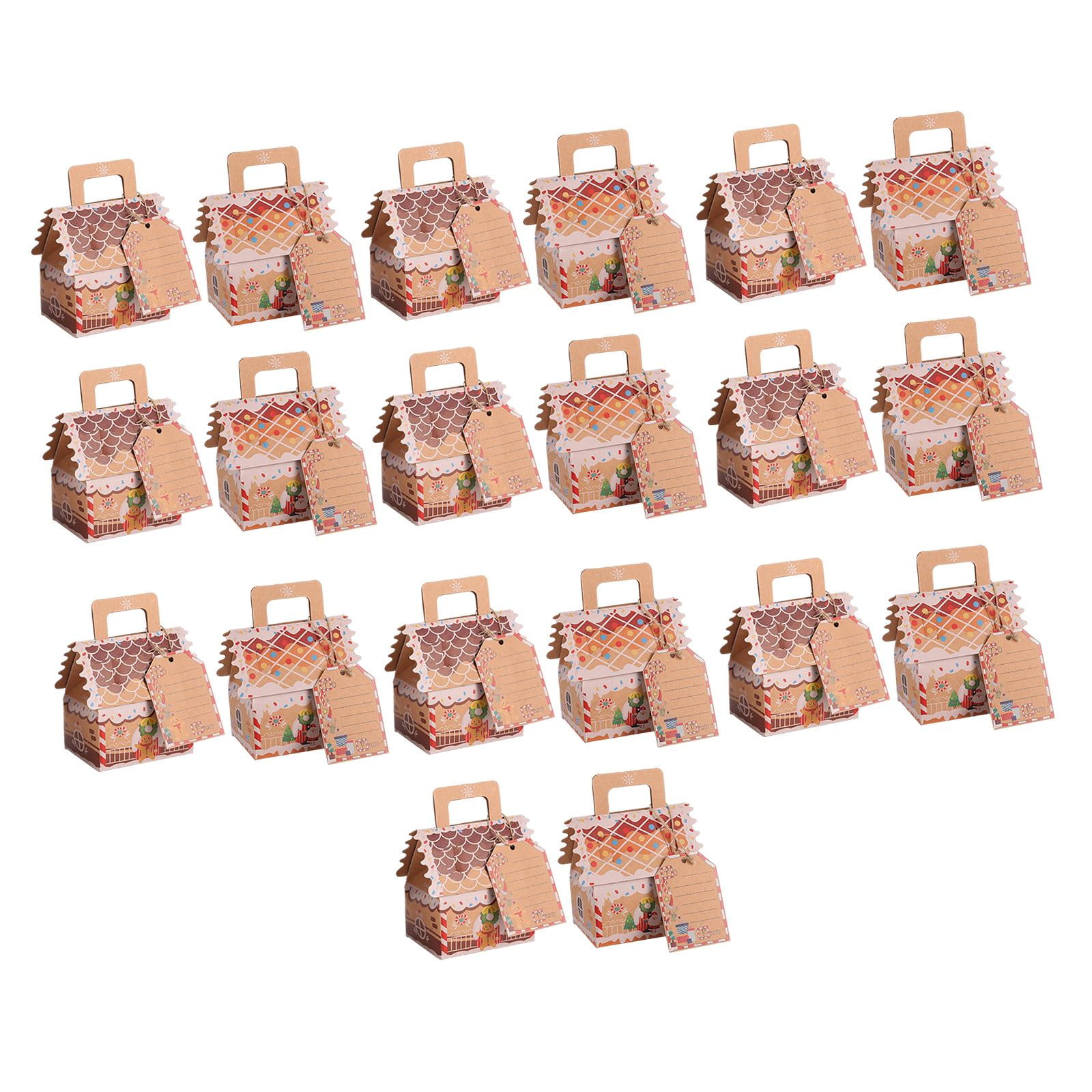 Bothyi - 20x Caja De Embalaje De Dulces Bolsa De Regalo De Dulces Creativa Para Fiesta De Navidad Festival Panadería