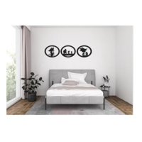 Genérico - Cuadros Decorativos Pack 3 Dragon Z Madera Mdf 3Mm