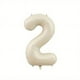 thumbnail image 1 of 1pc, Beige Caramel Heart Balloons, Crown Happy Birthday Baloons, 1 2 3 4 5 6 Baby Shower Number Foil Balloon, Helium Baby Shower Globos, Creative Small Gift, Holiday Accessory, Birthday Party Supplies, 1 of 3