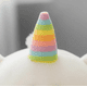 thumbnail image 3 of Peluche Unicornio Kawaii Con Dona Arcoíris Suave 21cm, 3 of 5