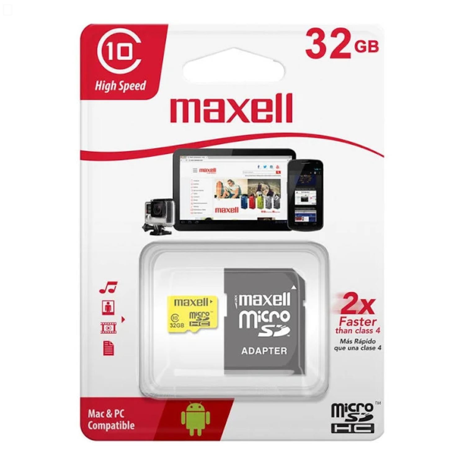 Micro Sd 32gb Clase 10 Maxell