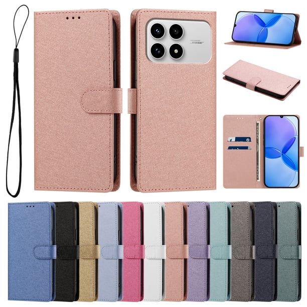 Cartera Protectora para Xiaomi Poco F8 Pro 5G con Soporte, Rosa