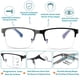 thumbnail image 4 of Gafas de lectura bifocales JCUANGR Online Progressive +3.0 para hombre, 4 of 9