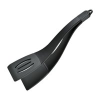 Bothyi - Juego De Espátula Y Pinzas 2 En 1 Para Freír Filetes, Espátula Antiadherente Para Huevos Fritos, Color Negro Y Gris