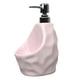 thumbnail image 3 of Dispensador De Jabón Vacío De Cerámica Con Compartimento De Almacenamiento Para Loción Rosa, 3 of 3