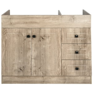 Domsa - Mueble Vanitorio Color Nogal 120 Cm (Sin Cubierta)
