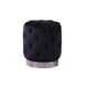 thumbnail image 1 of Puf Jacobson de Terciopelo Negro con Botones – Best Master Furniture, 1 of 3