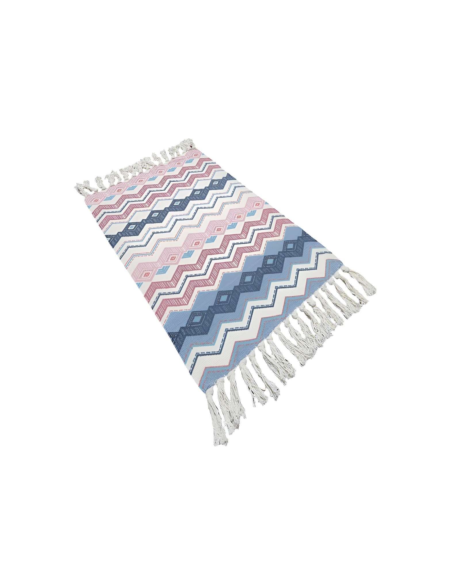 Genérico - Bajada De Cama Killim Con Flecos 110 Cm X 60 Cm B07