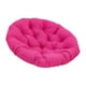 thumbnail image 4 of Cojín de silla papasan silla de huevo de 20 pulgadas cojín de canasta colgante silla colchón de silla de jardín grueso para habitaciones familiares du Rosa roja, 4 of 5