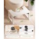 thumbnail image 3 of Taburete AmazerBath Bamboo Squat de 21,6 cm para adultos, color blanco, 3 of 7