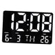 thumbnail image 1 of Reloj De Pared LED Digital De 10" Temperatura De Montaje En Pared Con Control Remoto Negro, 1 of 3