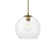 thumbnail image 1 of Lámpara Colgante Elegant Lighting Baxter Latón Transparente 110V, 1 of 8
