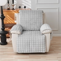 Xusx111 - Slipcover De Peluche Reclinable - Cubierta De Lana Falsa Lavable Y Acolchada Para Sillas Y Muebles De Chico Perezoso. Con Bolsillos Laterales, Grandes Cubiertas De Silla Reclinable, Caja Fue