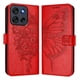 thumbnail image 2 of Funda cartera mariposa para Motorola Moto G56 con soporte y ranuras para tarjetas Rojo, 2 of 5