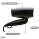 thumbnail image 2 of Secador Eolic Travel Ion Turmalina Plegable Compacto, 2 of 4