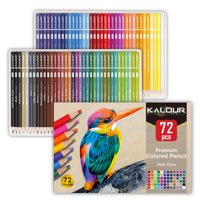 Lápices De Colores Kalour Juego De 72 Unidades Con Núcleo Suave Para Dibujo