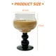 thumbnail image 2 of Copas de vino negras de 400 ml para agua, ideales para bodas, fiestas, zumos y mucho más. Diseño elegante., 2 of 6