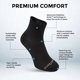 thumbnail image 3 of Calcetines de running Wrightsock CoolMesh II Quarter acolchados, 3 of 8
