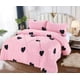 thumbnail image 1 of Cobertor de Invierno de Plush y Chiporro 2 Plazas Rosa Corazones, 1 of 1