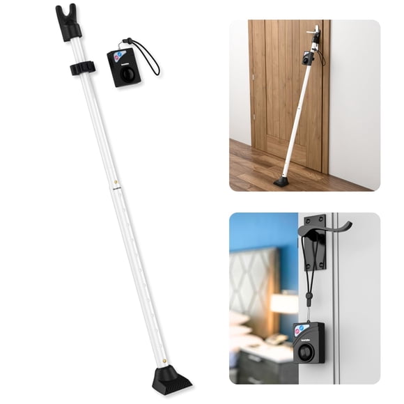 Tope de puerta SECURITYMAN 46‑120 cm con alarma de 120 dB ajustable