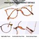 thumbnail image 3 of Gafas de lectura retro PEYEOISD pack de 3 con filtro de luz azul, 3 of 7