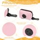 thumbnail image 3 of Uxcell Soporte para Bolsas de Excremento, Dispensador Reutilizable Portátil para Correa de Perro, Bolsa de Residuos de Mascotas, (1Pcs, Rosa), Para Exterior / Viaje / Paseo / Parque, 3 of 7