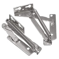 Xusx111 - 2 Piezas Soporte De Elevación Plegable De 80 Grados, Bisagras De Resorte Plateadas Se Usan Ampliamente En Elevadores De Bisagras De Sofá, Bisagras De Soporte De Almacenamiento De Muebles
