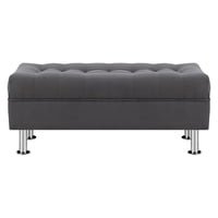 Bodevir - Banqueta Lisboa 2C Felpa 12 Gris