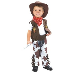 Tododisfraceschile - Disfraz Vaquero Deluxe Talla 1 A 2 Años