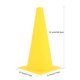 thumbnail image 4 of Conos de Entrenamiento de Tráfico Fragraim Amarillo de 12 Pulgadas, Paquete de 12, 4 of 6