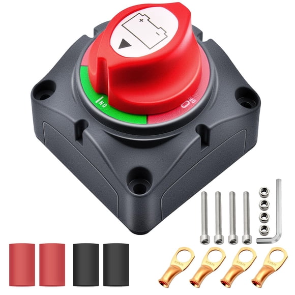 Interruptor de desconexión de batería Bolipoeq 275A 12V-48V Encendido/Apagado