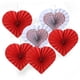 thumbnail image 1 of 6 Abanicos De Papel Con Forma De Corazón Para El Día De San Valentín, Colgantes Para Recuerdo De Fiesta De Cumpleaños, 1 of 3