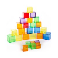 Seigard - Set De Cubos Traslúcidos 90 Piezas