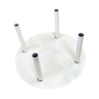 Magideal - Soporte De Exhibición De Mástiles De Flores, Soporte Para Guardianes De Flores, Soporte De Piso Grande Para Flores, Soportes De Flores Para Eventos De Cuatro Polos