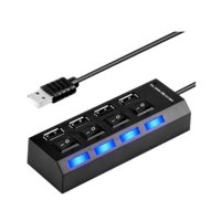 Genérico - Hub 4 Puertos Multi Usb 2.0 Indicador Luz
