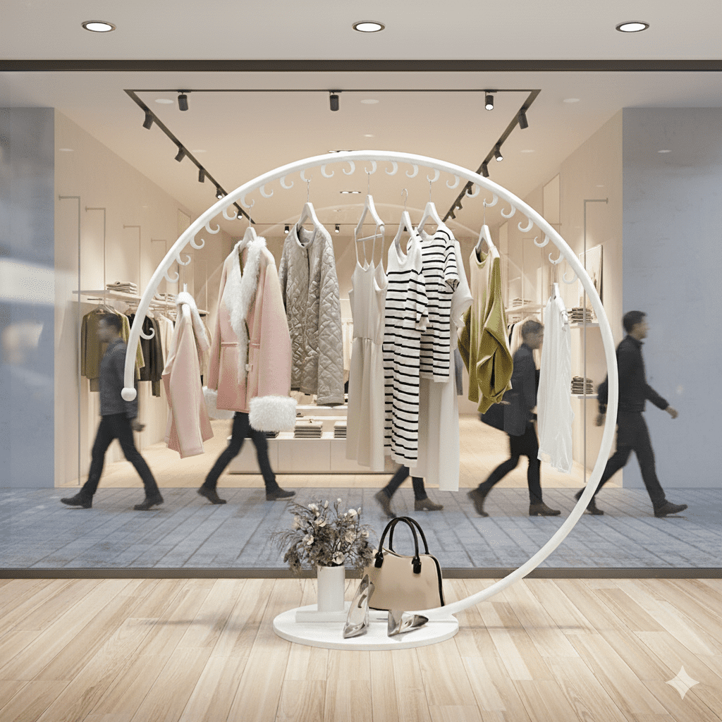 Mp - Perchero Colgador Organizador Exhibidor Ropa Circular