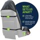 thumbnail image 5 of Funda de asiento de tela de felpa para sudar Season Guard, 2 unidades, gris, 5 of 6