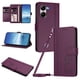 thumbnail image 1 of Funda Cartera Trébol para Xiaomi Poco X7 Pro con Ranuras Tarjetas y Carga Inalámbrica Violeta, 1 of 6